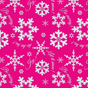 Let It Snow Magenta