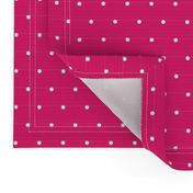 Smal Pink woven Polka Dots