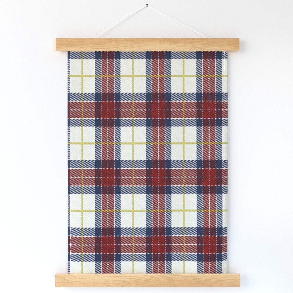 Classic Tartan in Red and Blue
