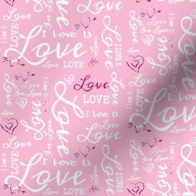 Love on pink