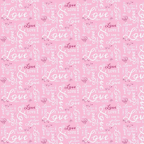 Love on pink