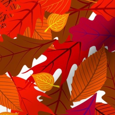 Red leaves