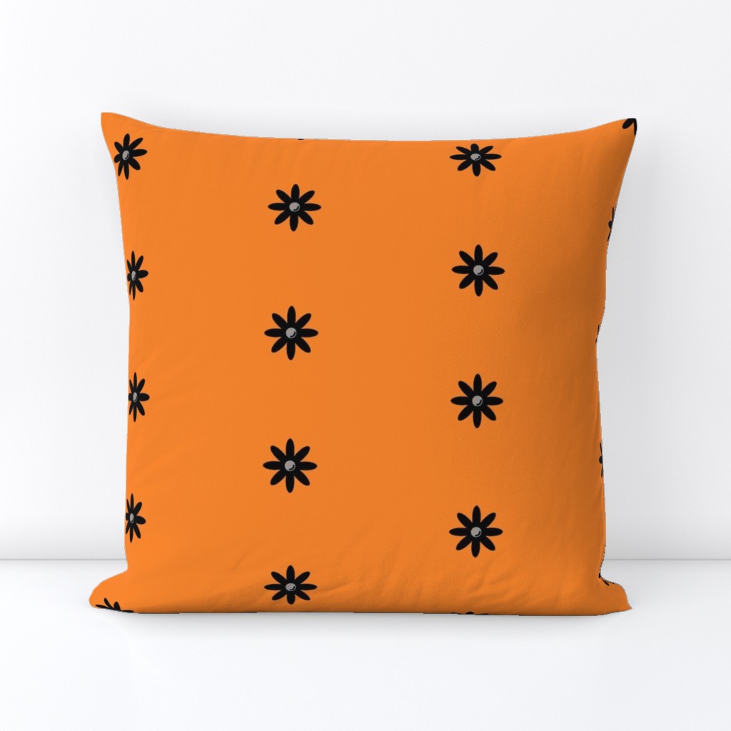 Retro Flowers (orange)