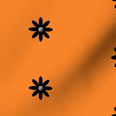 Retro Flowers (orange)