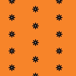 Retro Flowers (orange)