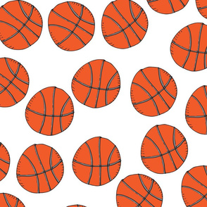 Basketballs white