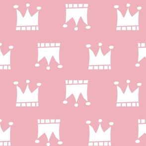 White Crown on Pink