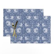 William Morris ~ Antiqued Pimpernel ~ Blue and White