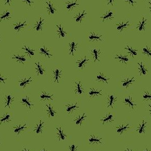 ants marching - leaf green