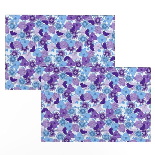 Purple & Teal Floral