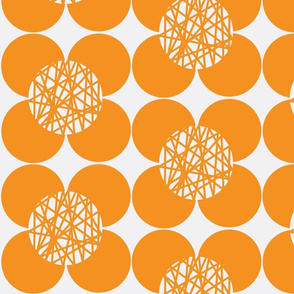 Fifties Flower Orange