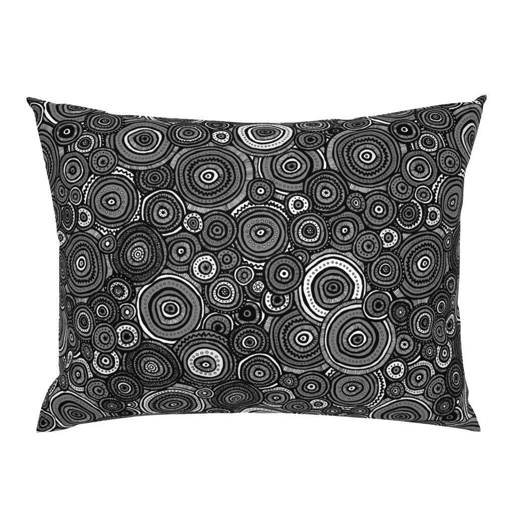 Tribal Circles (Gray)