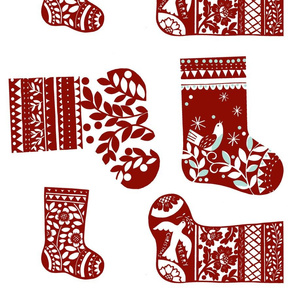 Christmas Stockings - Red