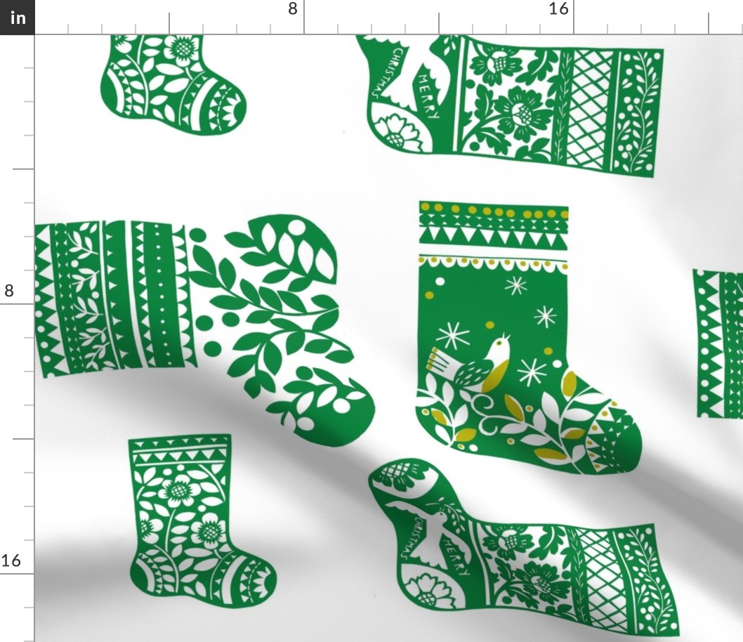 Christmas Stockings - Green