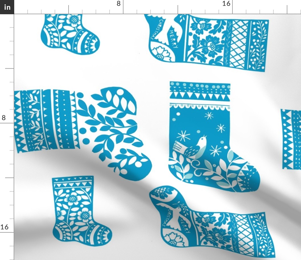 Christmas Stockings - Blue