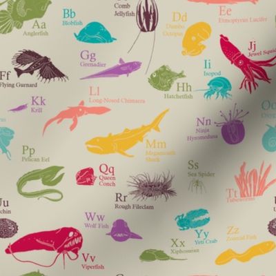 Deep Sea Alphabet