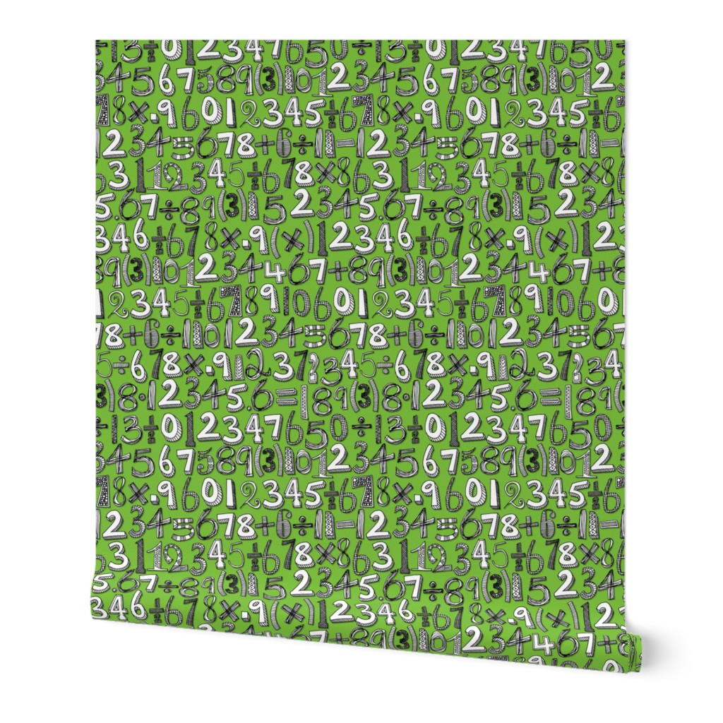 math doodle green