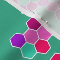 hexagon_petrol_orange_pink