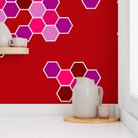 hexagon_brown_purple_pink