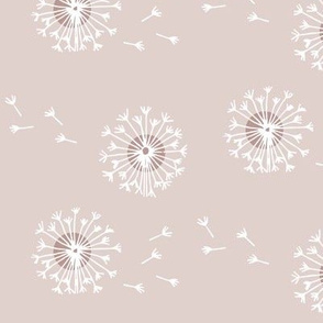 Dandelion // dusty pink