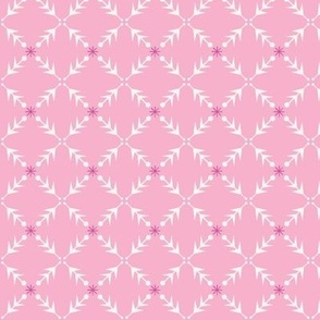 Snowflakes on Pink