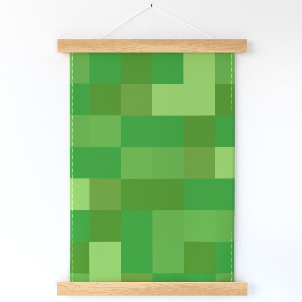 Large 8-Bit Pixel Blocks - Grass