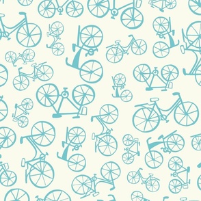 Blue bikes