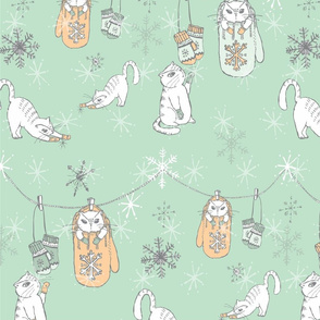 KITTENS_MITTENS___SNOWFLAKES