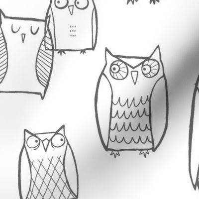 Night Owl White/Gray 