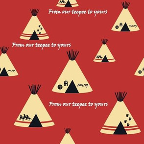 Our Teepee - Red