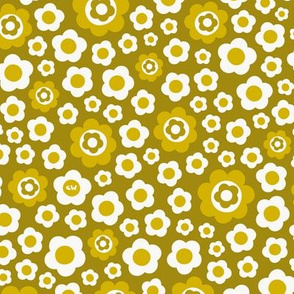 Vintage Floral - Mustard