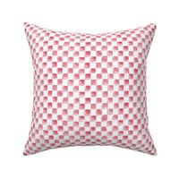 Christmascolors white and red sketched checkerboard