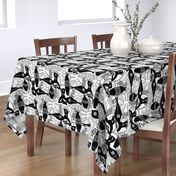 Did Matisse read in the winter? black and white toile