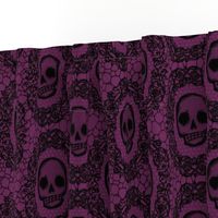 Skull Lace - wine