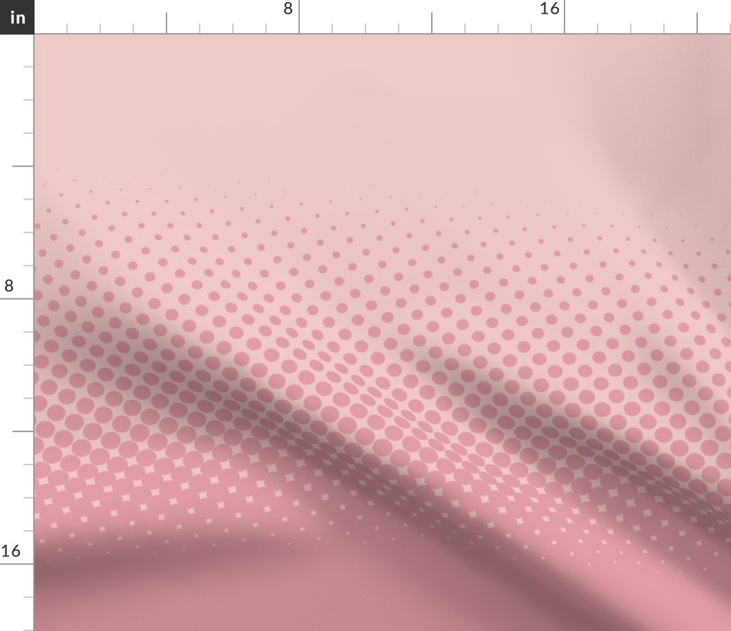 hyacinth pink two-yard gradient