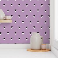 geometric tribal aztec triangle violet modern patterns