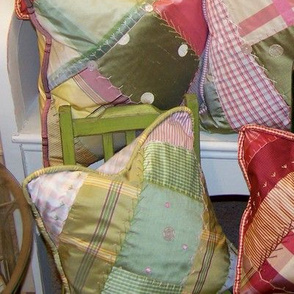 Crazy quilt pillows