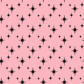 Starbursts on Pink