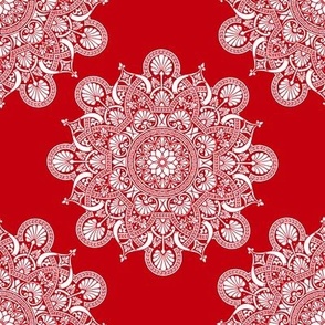 fortune mandala red #c2010e