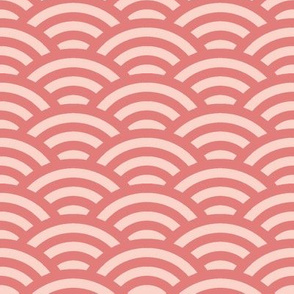 overlapping circles in coral