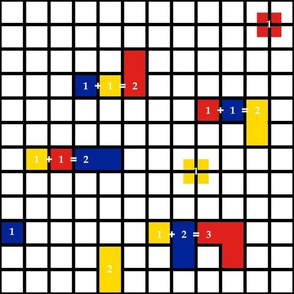 Mondrian Cuisenaire by Su_G_ ©SuSchaefer