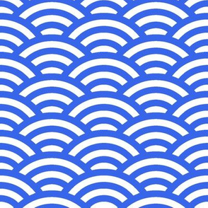 blue circle waves