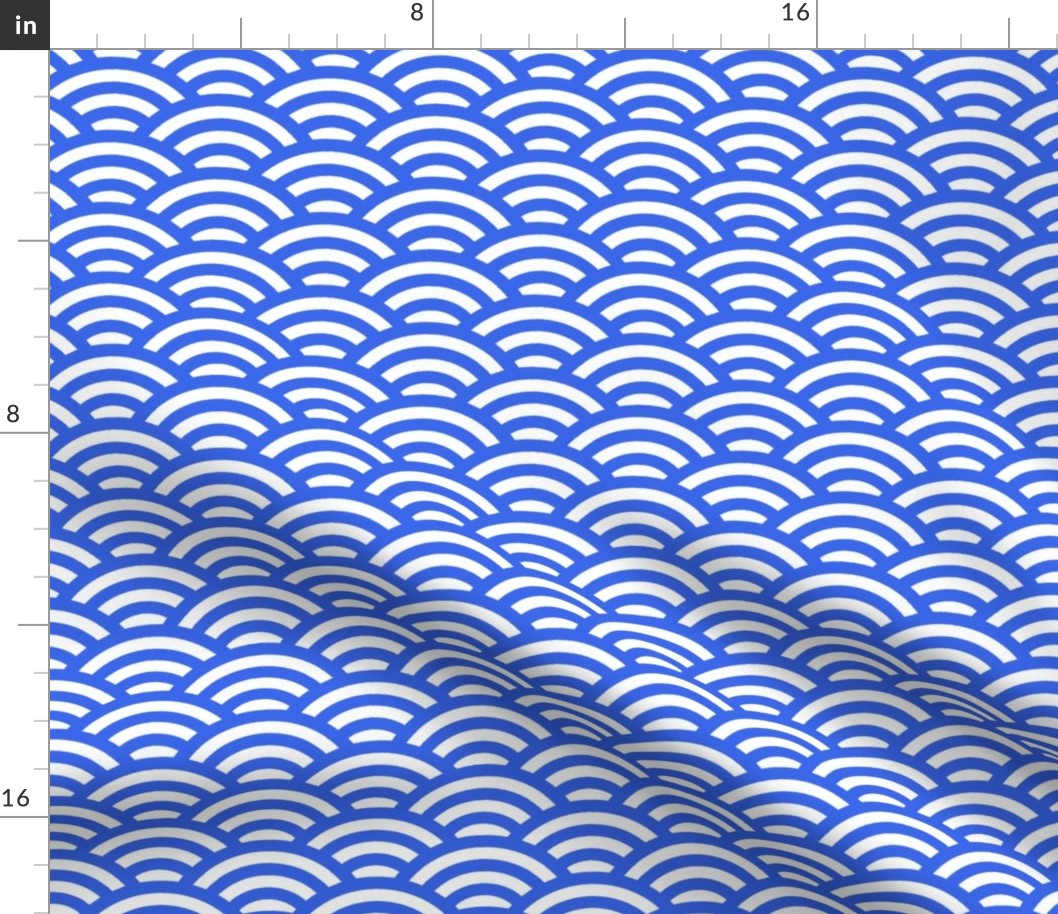 blue circle waves