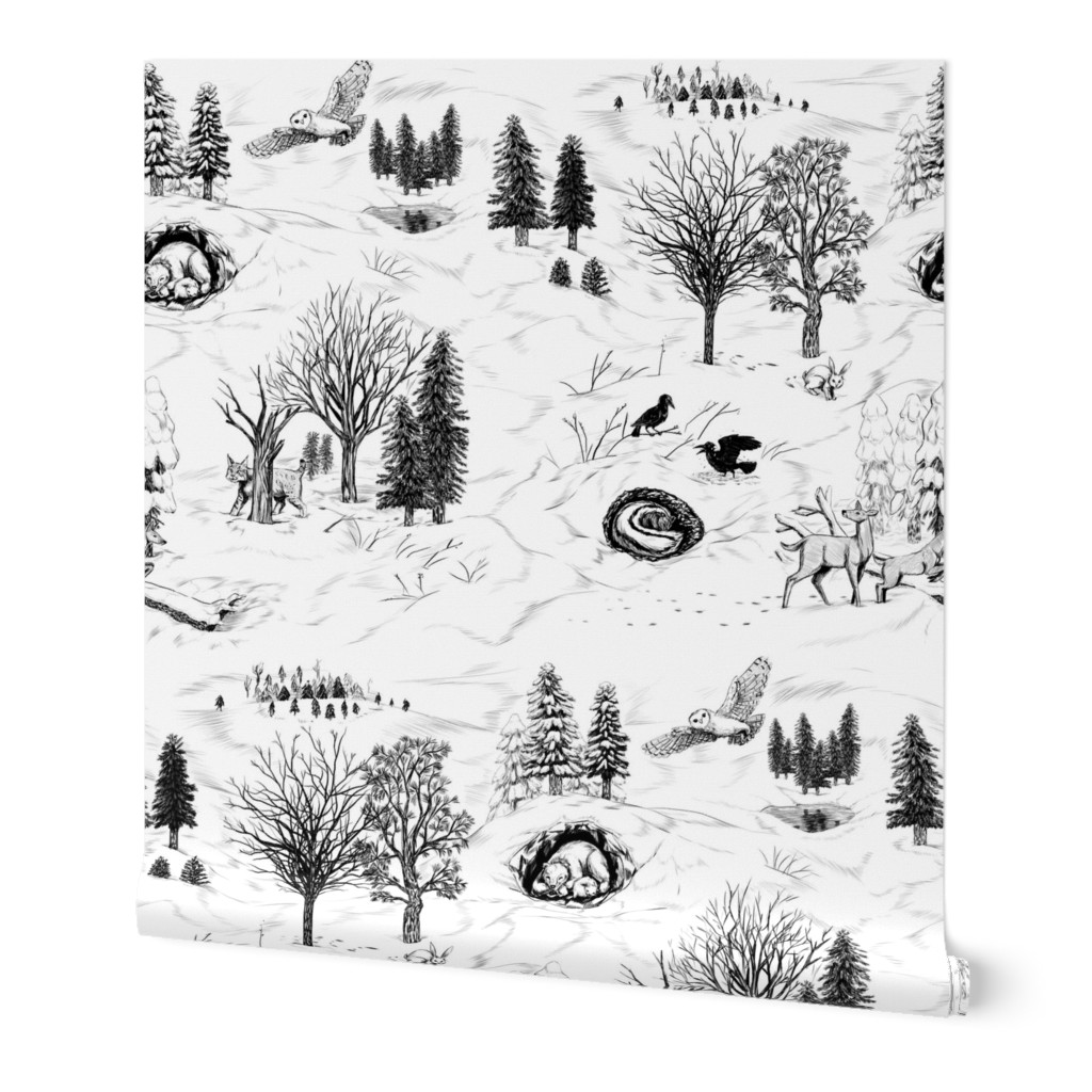 Winter in the Forest Toile