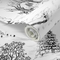 Winter in the Forest Toile