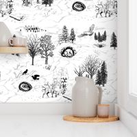 Winter in the Forest Toile