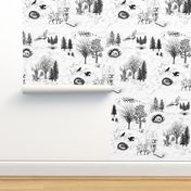 Winter in the Forest Toile