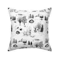 Winter in the Forest Toile