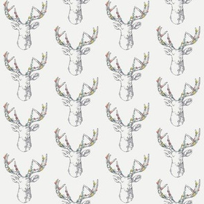 Hand Drawn Stag