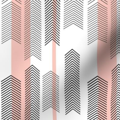 SMALLSCALE chevron stripe in pink